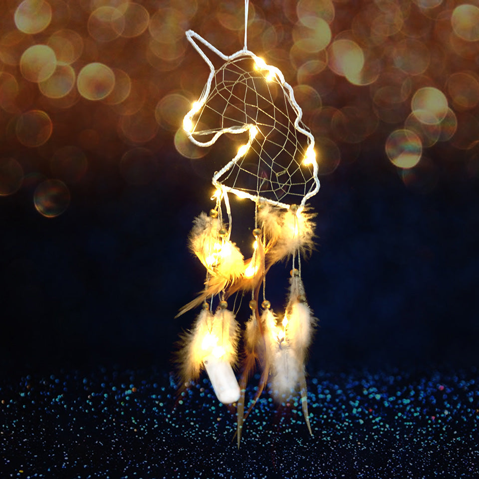 4 Colors Unicorn Dream Catcher