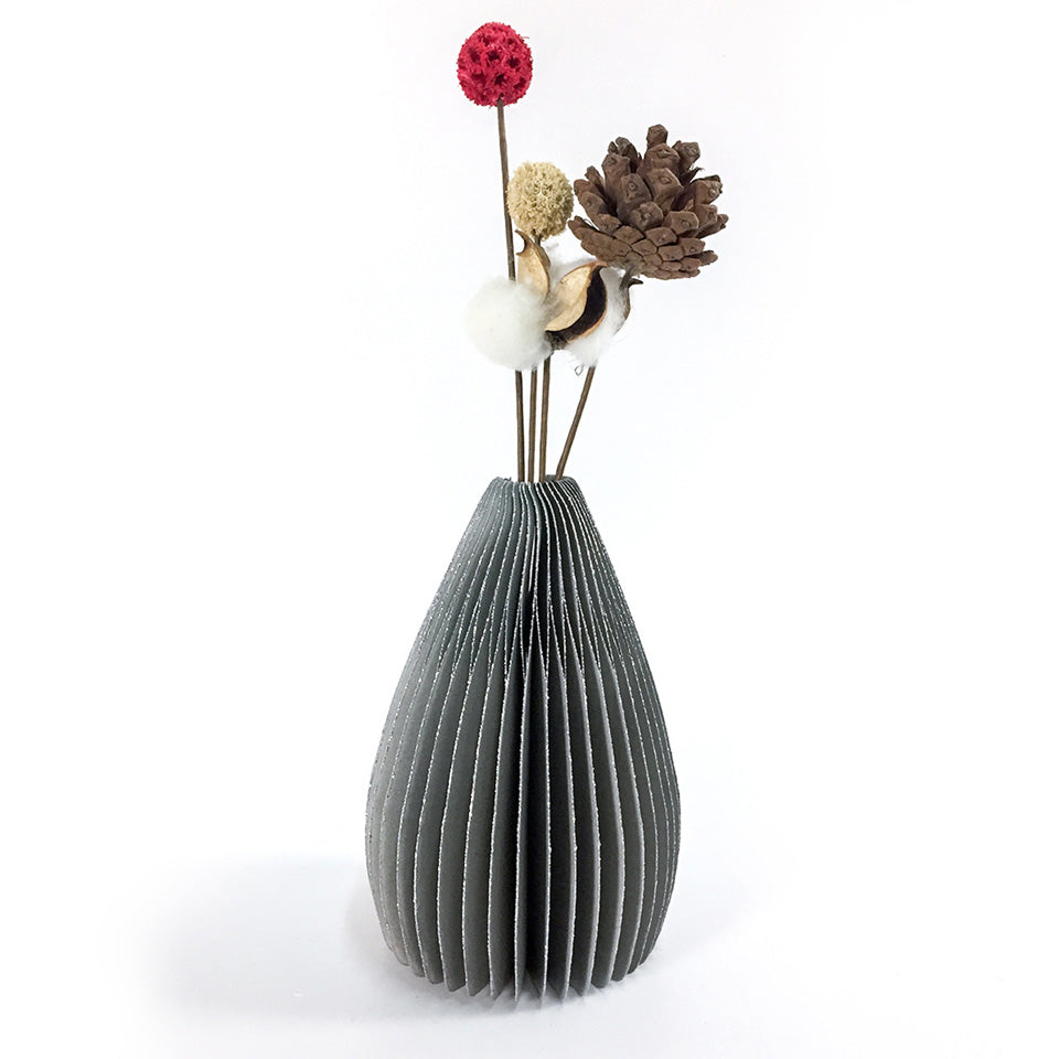 Water Droplets Shape Paper Vase