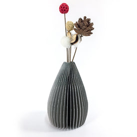 Water Droplets Shape Paper Vase