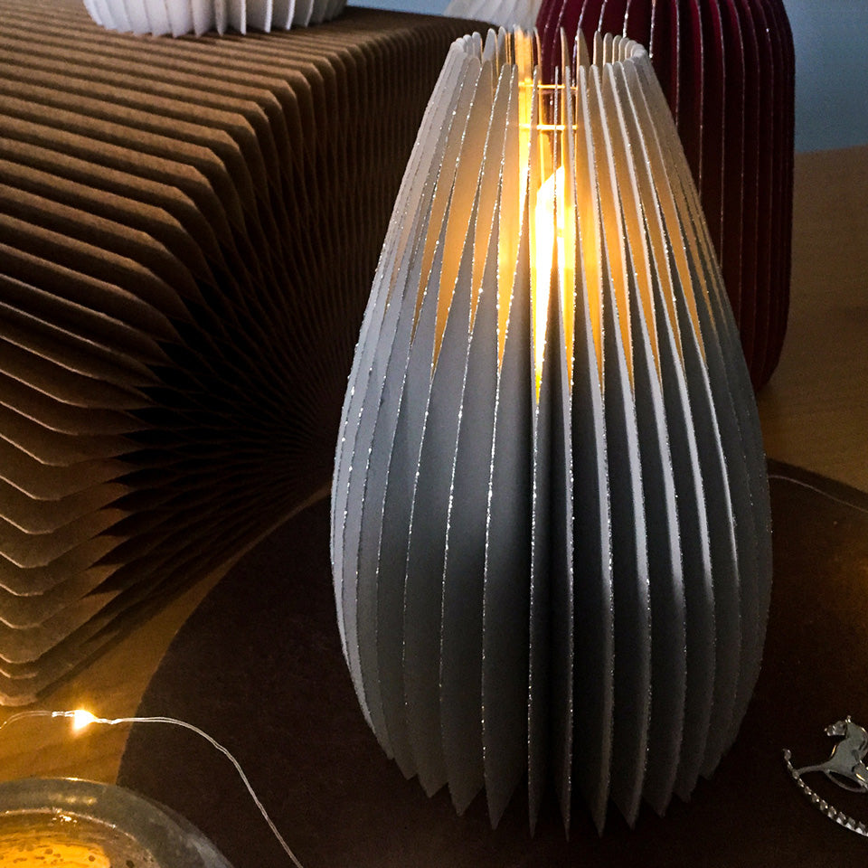 Water Droplets Shape Paper Vase