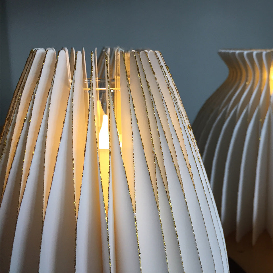 Water Droplets Shape Paper Vase