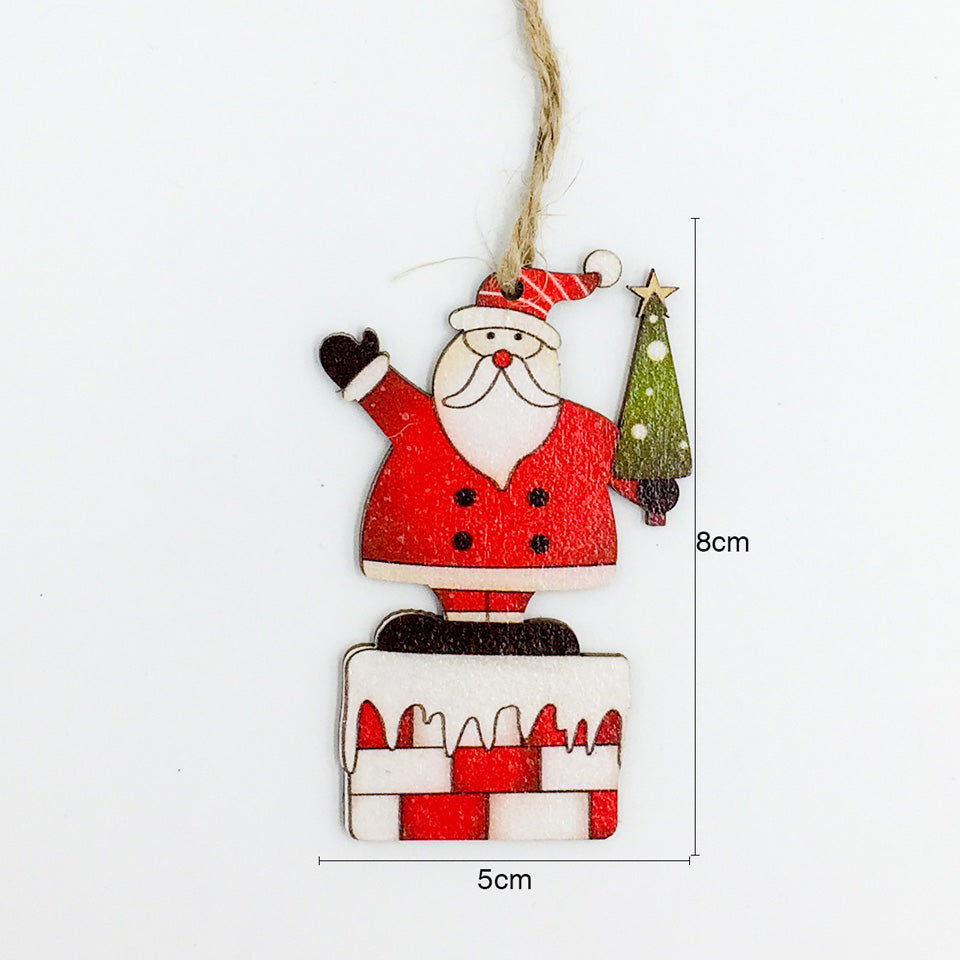 Wooden Christmas Tree Pendant | Nicro Party