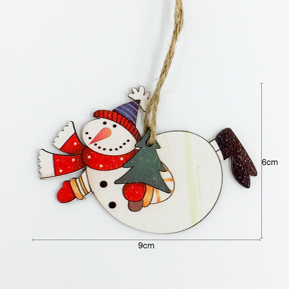 Wooden Christmas Tree Pendant | Nicro Party