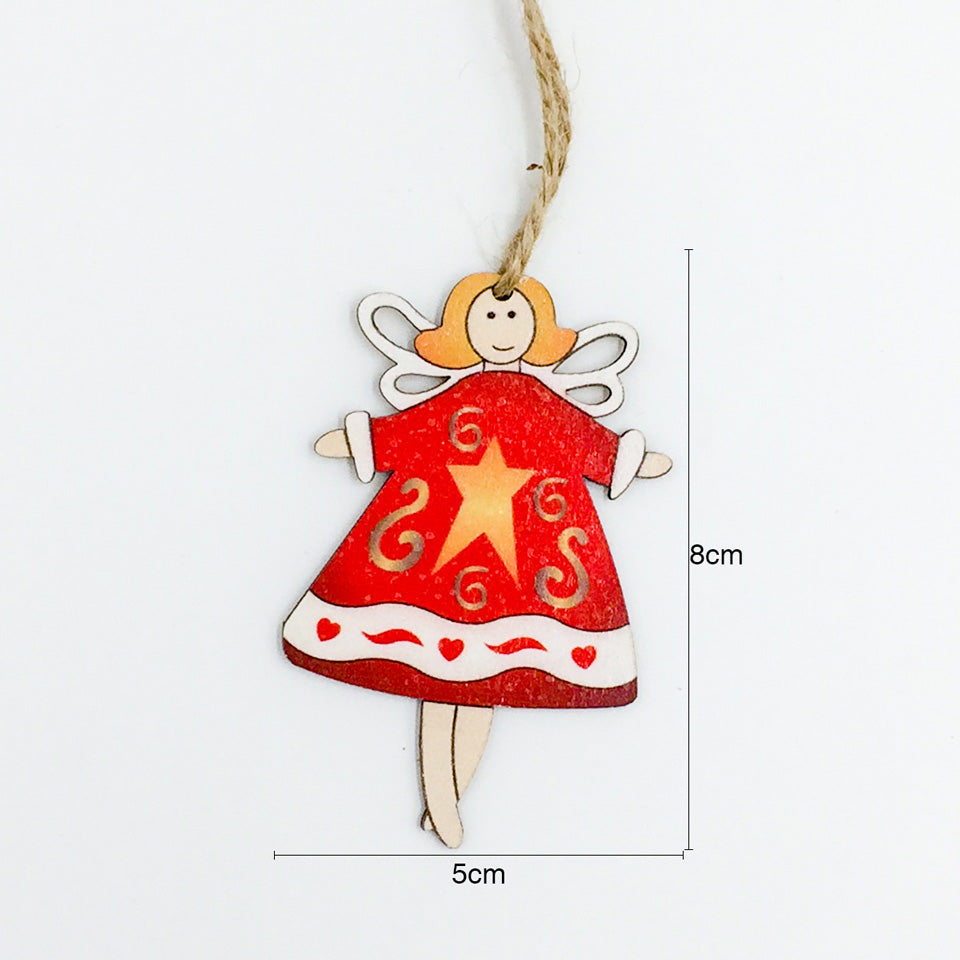 Wooden Christmas Tree Pendant | Nicro Party
