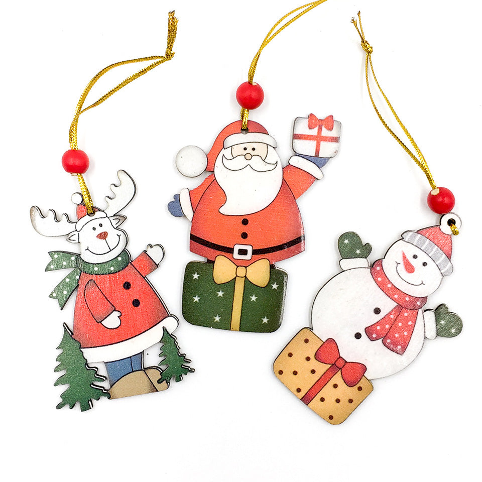 Wooden Christmas Tree Pendant | Nicro Party