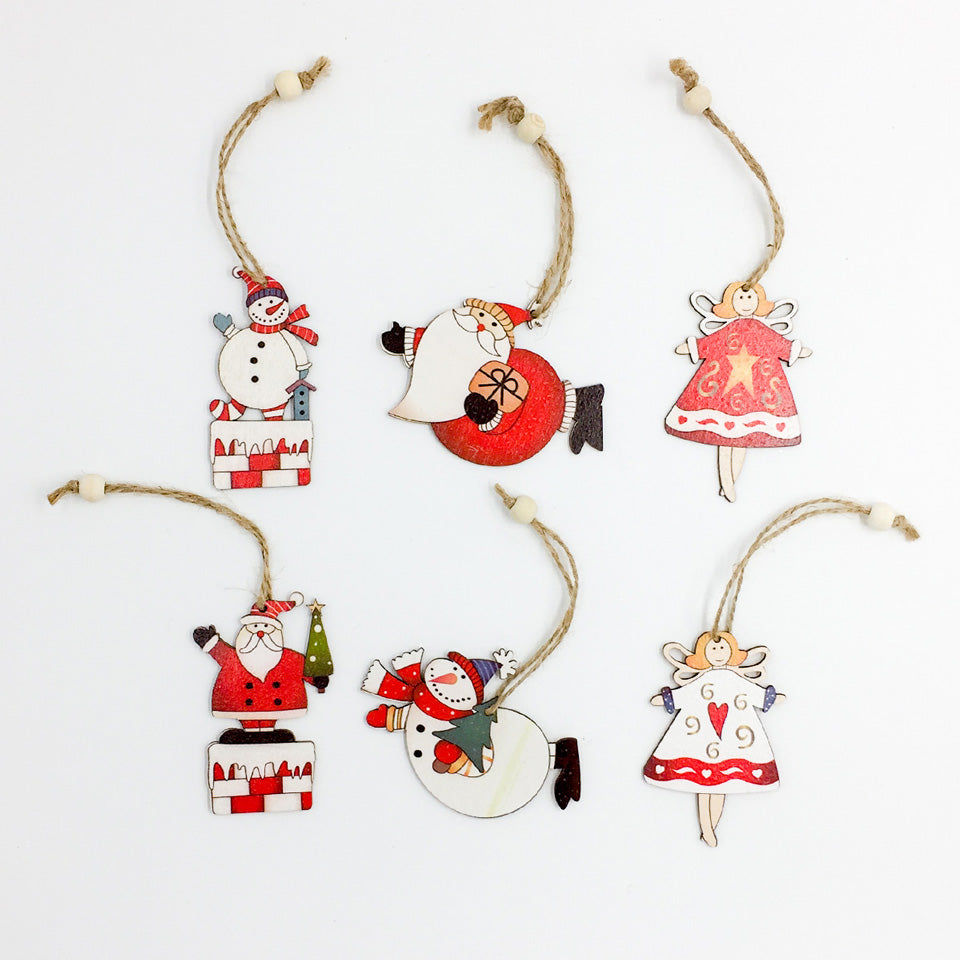 Wooden Christmas Tree Pendant | Nicro Party