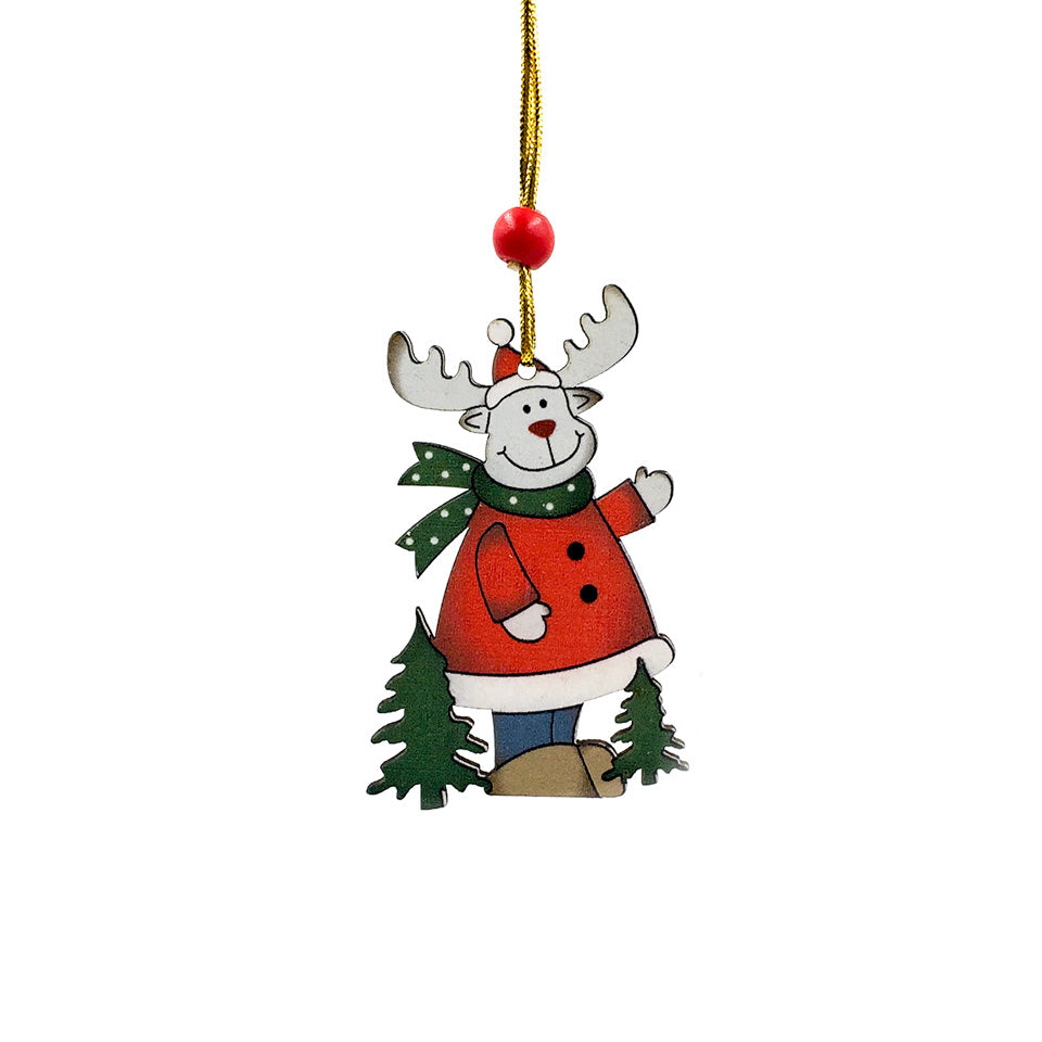 Wooden Christmas Tree Pendant | Nicro Party