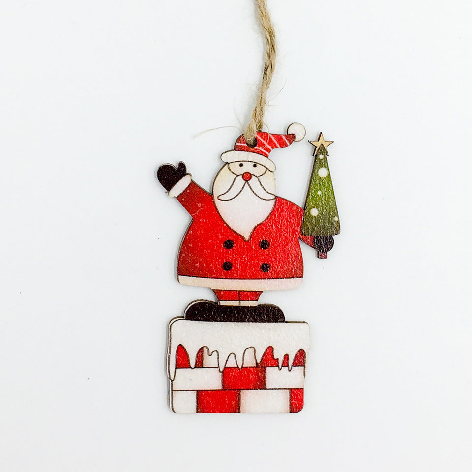 Wooden Christmas Tree Pendant | Nicro Party