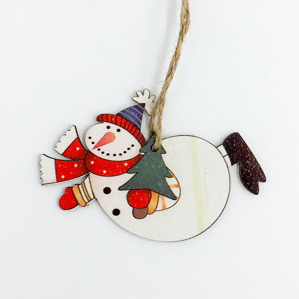 Wooden Christmas Tree Pendant | Nicro Party