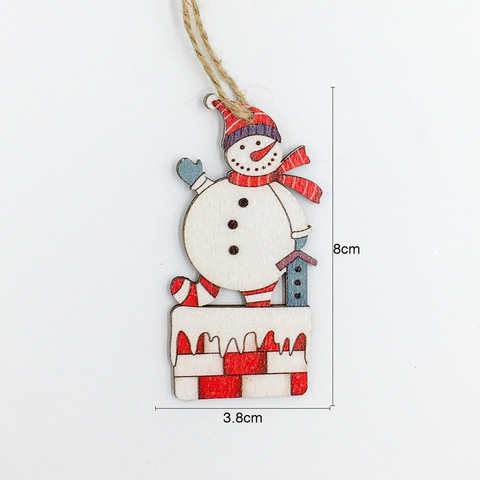 Wooden Christmas Tree Pendant | Nicro Party