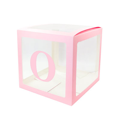 Alphabet Number Transparent Packing Name  DIY Letter Balloon Box