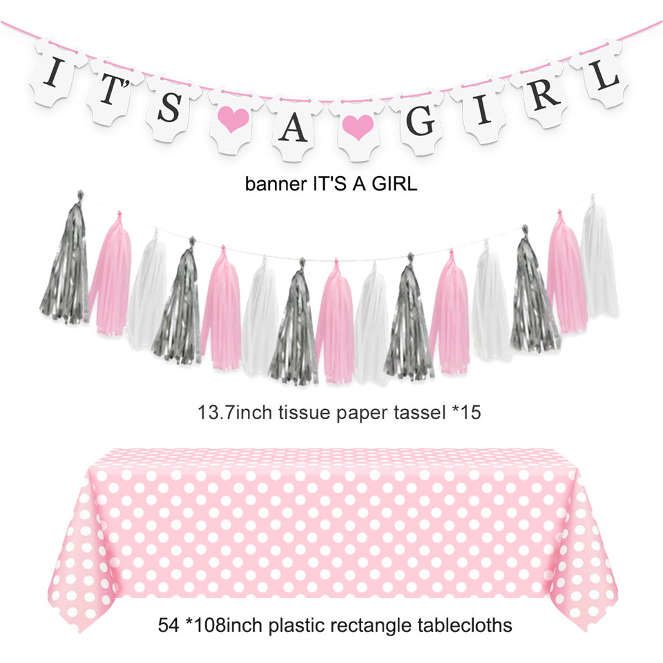 Baby Shower Girl Garland