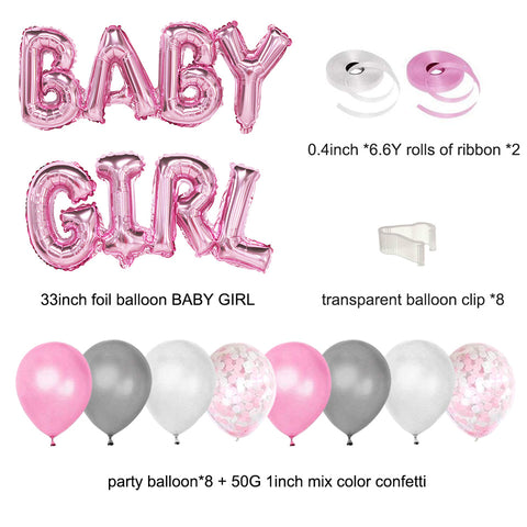 Image of Baby Girl Balloons