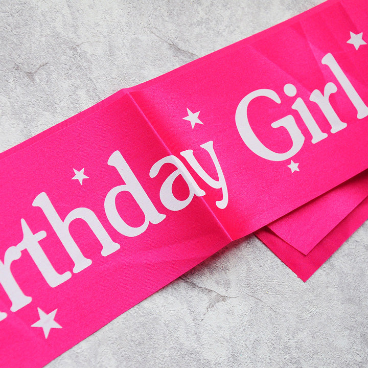 Birthday Girl Sash Party Decoration