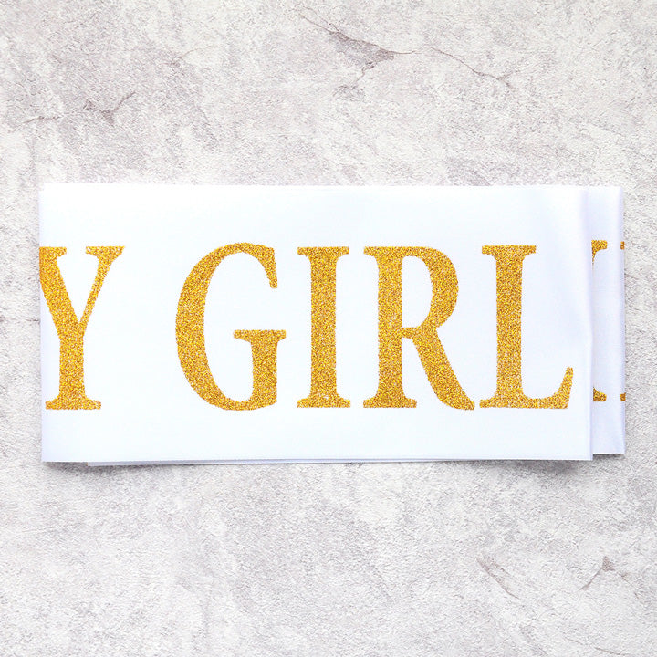 Birthday Girl Sash Party Decoration