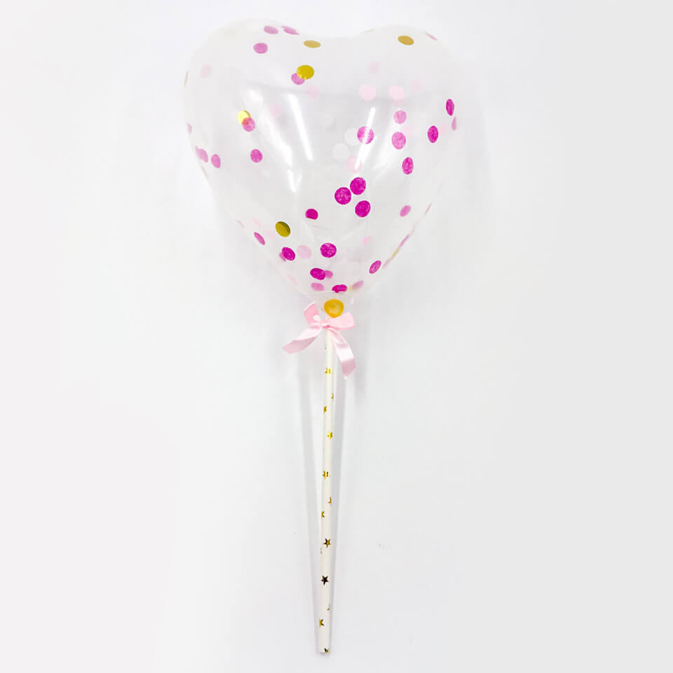 5 inch Confetti Balloons Cupcake Topper | Nicro Party