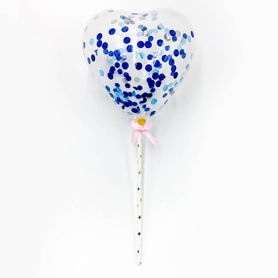 5 inch Confetti Balloons Cupcake Topper | Nicro Party