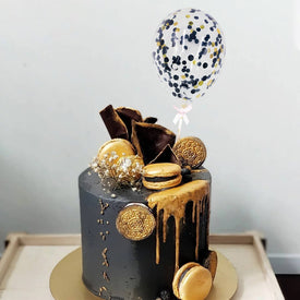 5 inch Confetti Balloons Cupcake Topper | Nicro Party