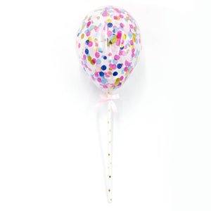 5 inch Confetti Balloons Cupcake Topper | Nicro Party