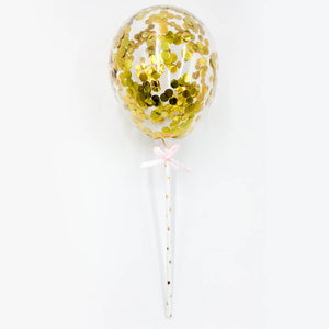 5 inch Confetti Balloons Cupcake Topper | Nicro Party