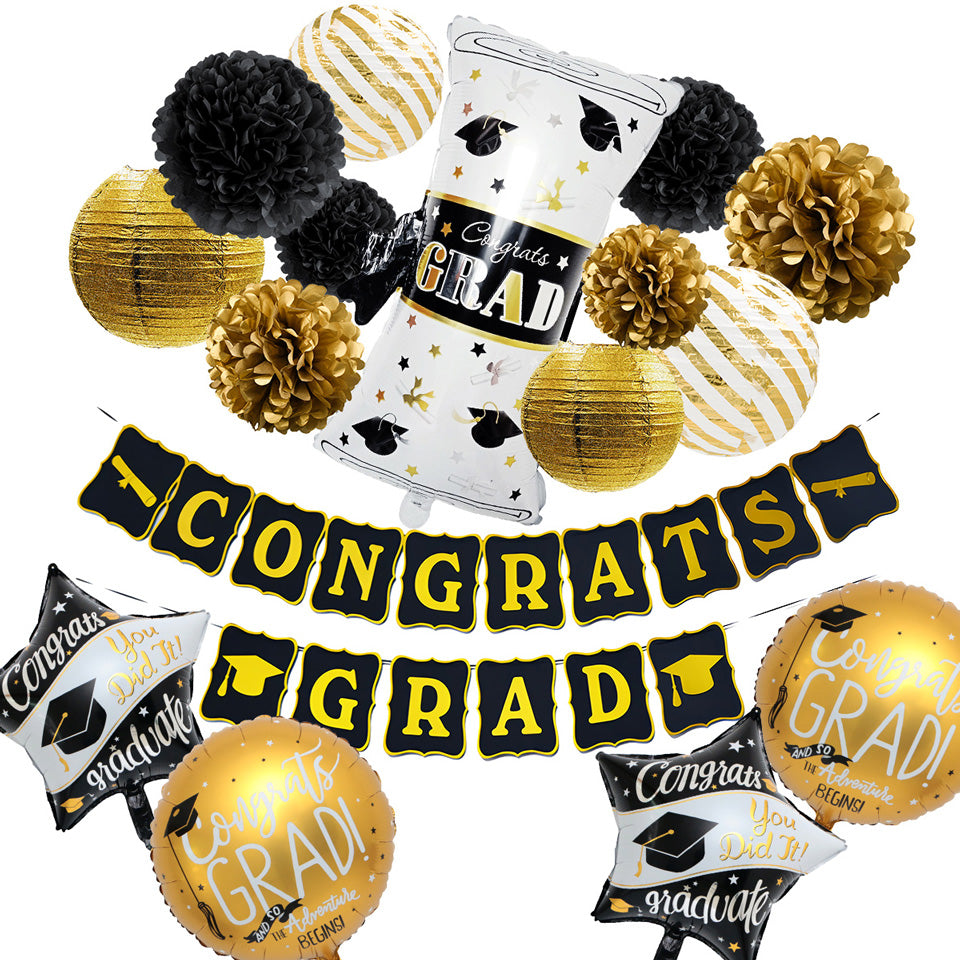 Congrats Grad Graduation Party Decor Kit