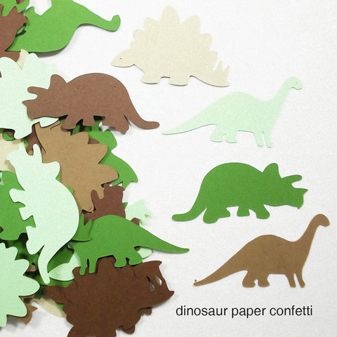 Image of Dinosaur Birthday Party Decoration Kit confetti