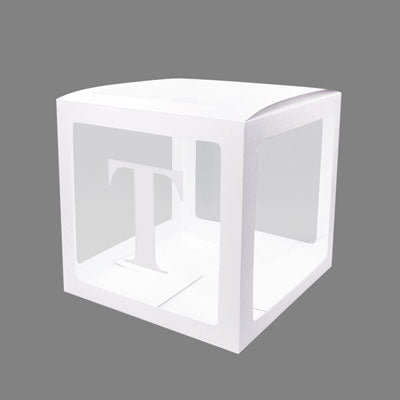 Alphabet Number Transparent Packing Name  DIY Letter Balloon Box