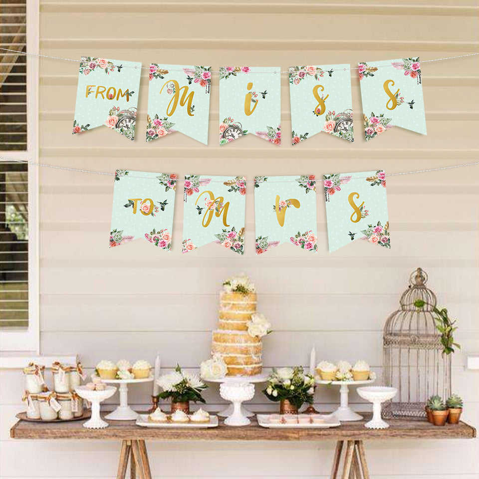 From Miss To Mrs Banner