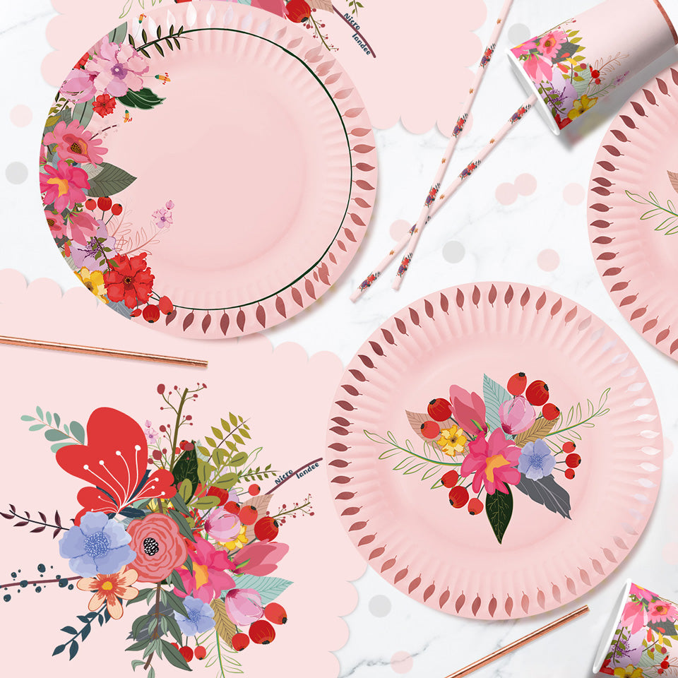 Hello Girl Rose Gold Party Kit