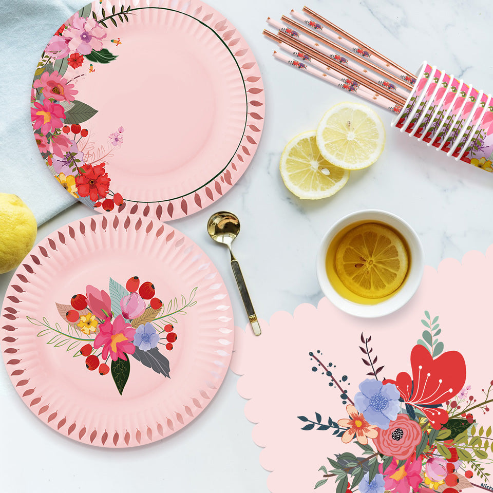 Hello Girl Rose Gold Party Kit