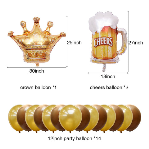 Image of National Beer Day balloons