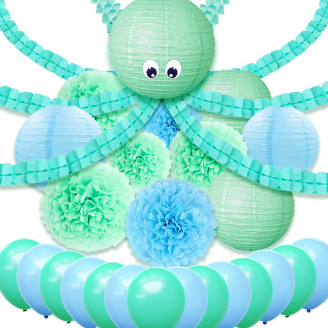 Image of Octopus Party Decoration Kit