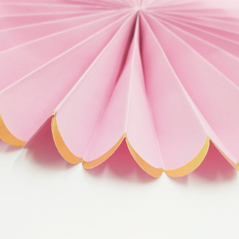 3pcs/set  Paper Fans for Party Decoration