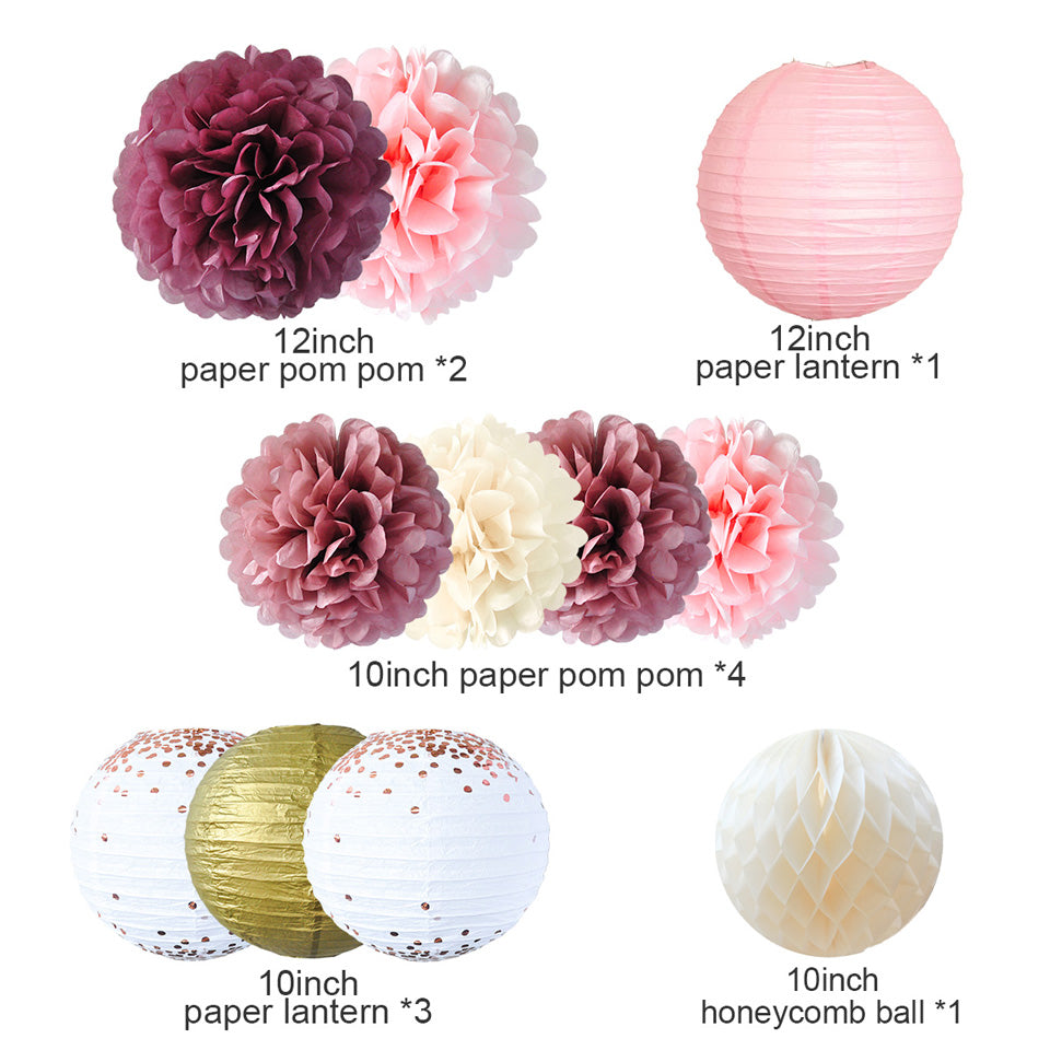 Pink Party Decoration lanterns