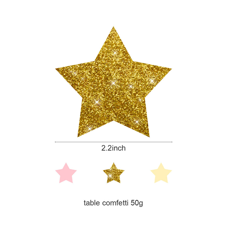 Pink Party Decoration confetti size