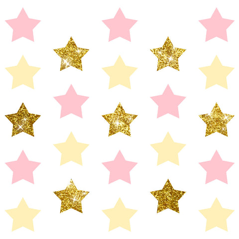 Image of Pink Party Decoration star confetti