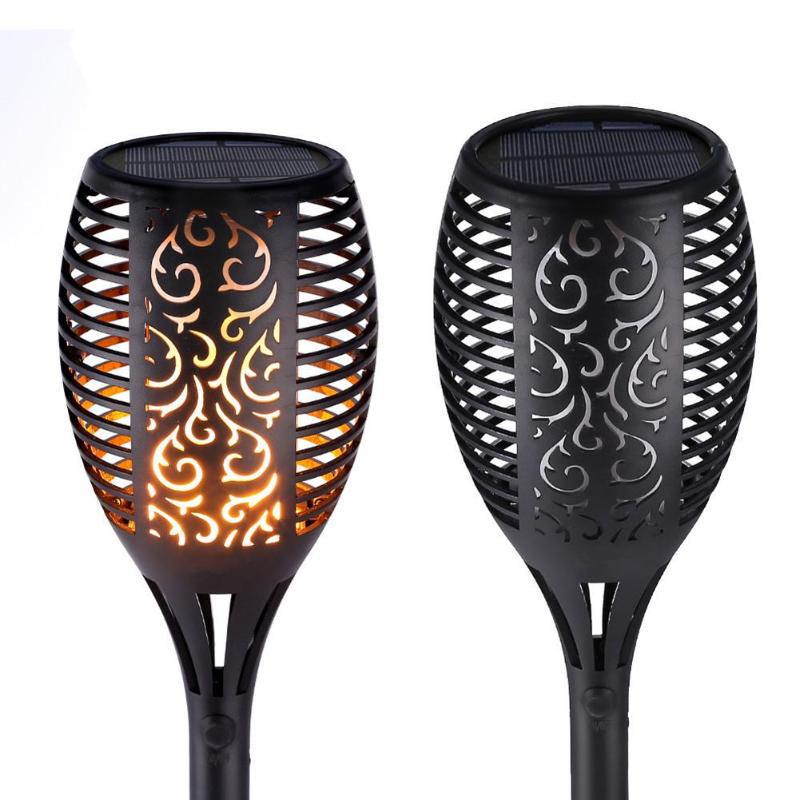 33 LED Soft Light Control Solar Flame Torch