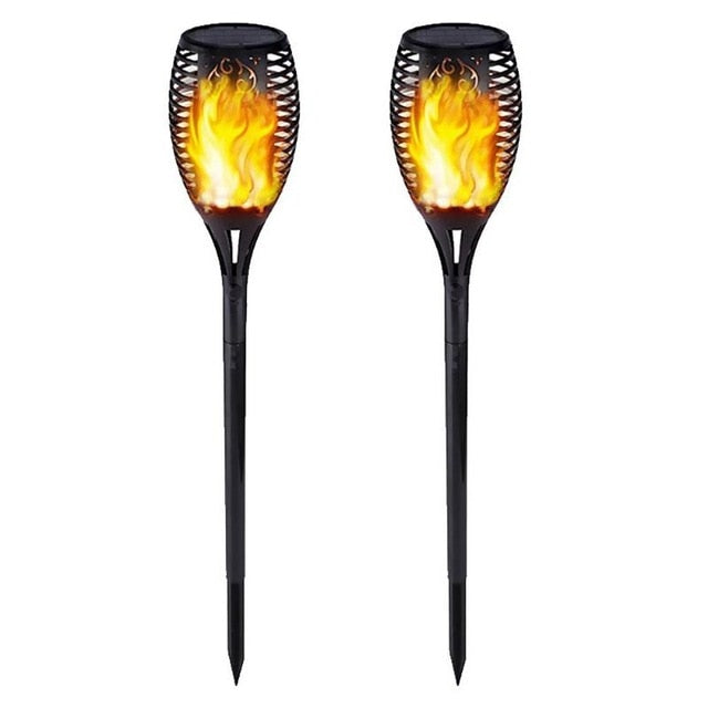 33 LED Soft Light Control Solar Flame Torch