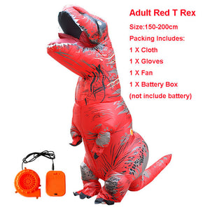 Adult Kid Inflatable Dinosaur Costume