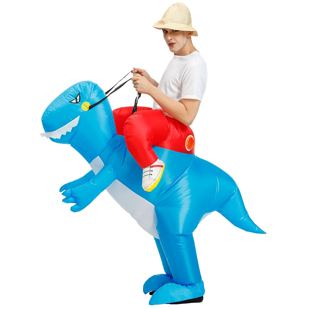 Adult Kid Inflatable Dinosaur Costume