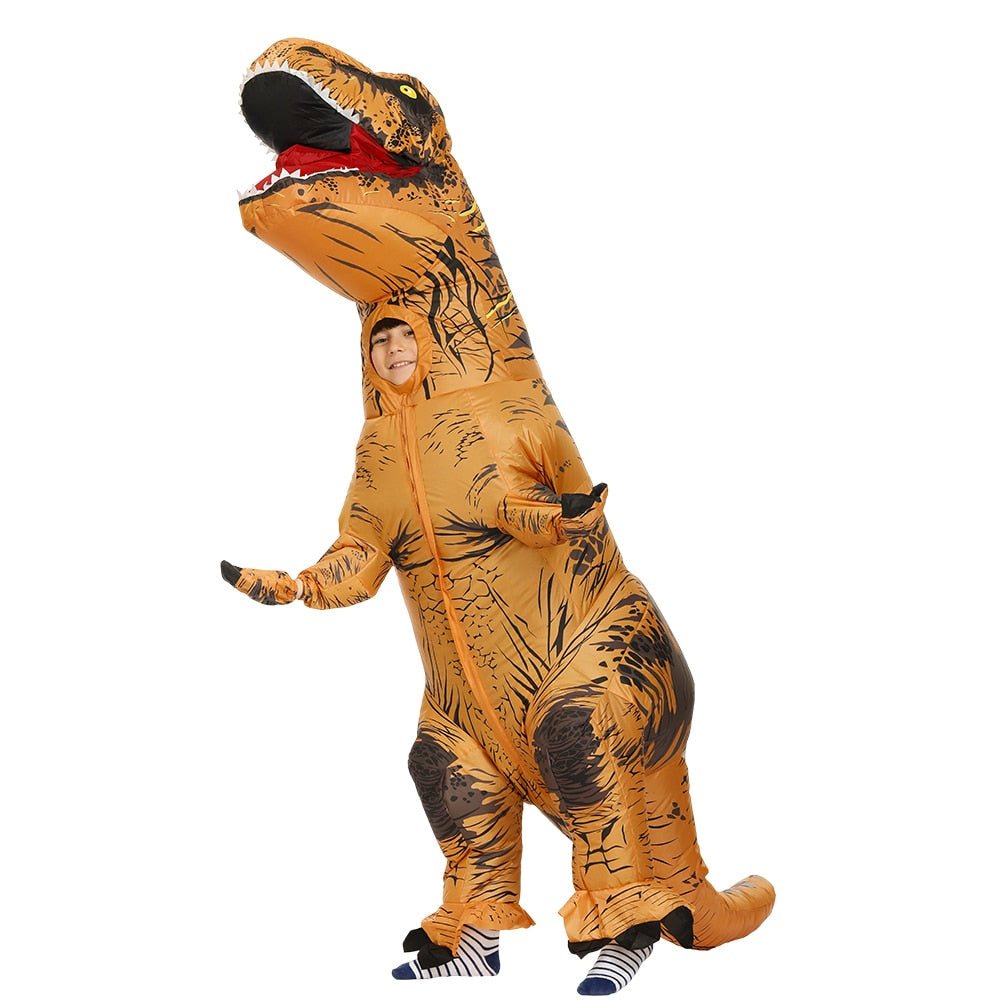 Adult Kid Inflatable Dinosaur Costume