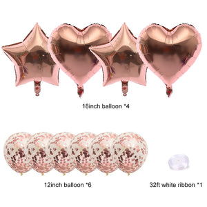 Rose Gold Party Decoration balloons