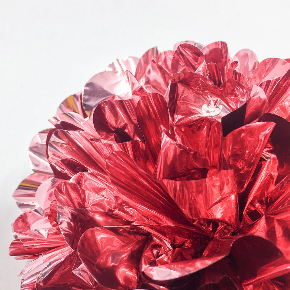 Rose Gold PET Flower Pom Pom 6 8 10 14 inches | Nicro Party