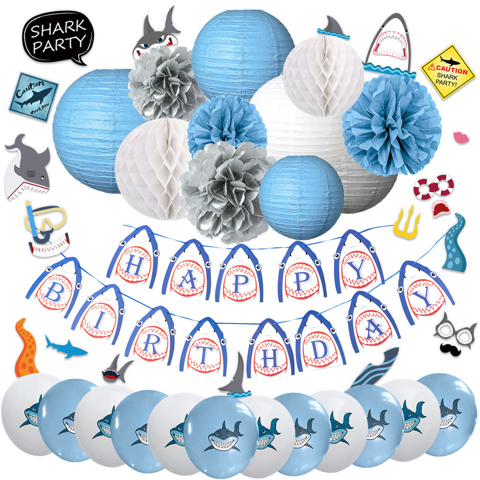 Shark Birthday Party Decoration