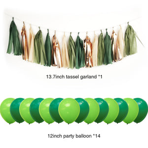Summer Party Decoration balloons tassels